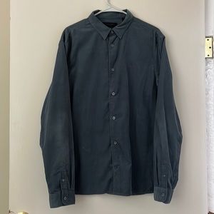 All Saints Birchwood Corduroy Ramskull Shirt